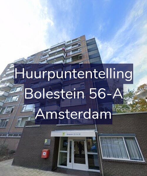 Foto gevel Huurpuntentelling voor Bolestein 56-A, Amsterdam