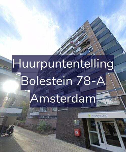 Foto gevel Huurpuntentelling voor Bolestein 78-A, Amsterdam