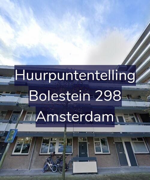 Foto gevel Huurpuntentelling voor Bolestein 298, Amsterdam