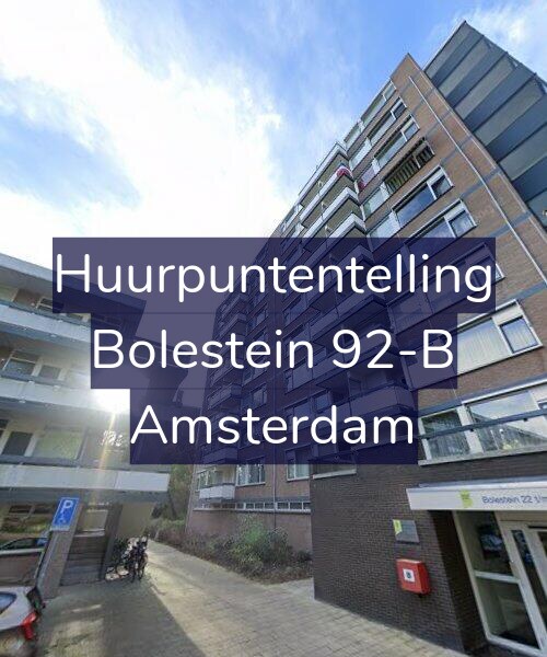 Foto gevel Huurpuntentelling voor Bolestein 92-B, Amsterdam
