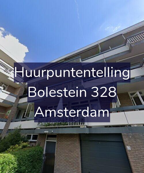 Foto gevel Huurpuntentelling voor Bolestein 328, Amsterdam
