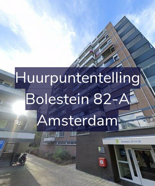 Foto gevel Huurpuntentelling voor Bolestein 82-A, Amsterdam