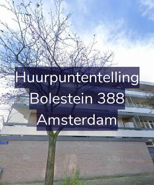 Foto gevel Huurpuntentelling voor Bolestein 388, Amsterdam