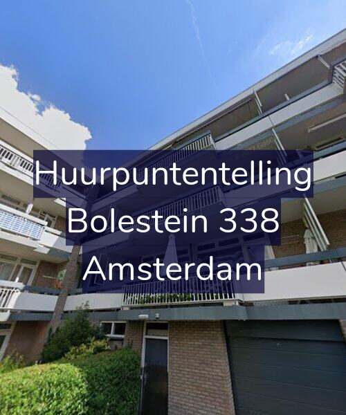 Foto gevel Huurpuntentelling voor Bolestein 338, Amsterdam