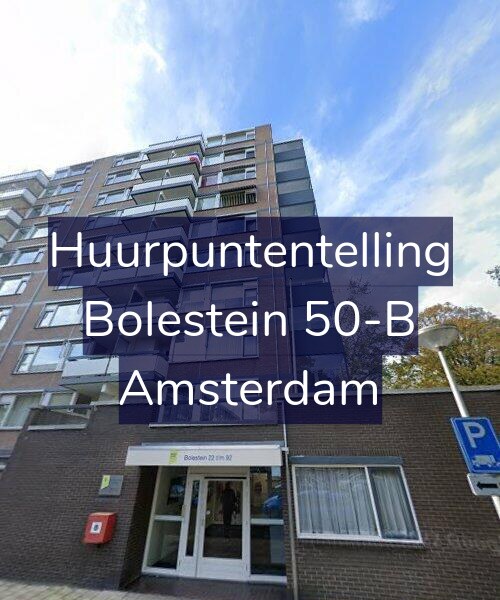 Foto gevel Huurpuntentelling voor Bolestein 50-B, Amsterdam