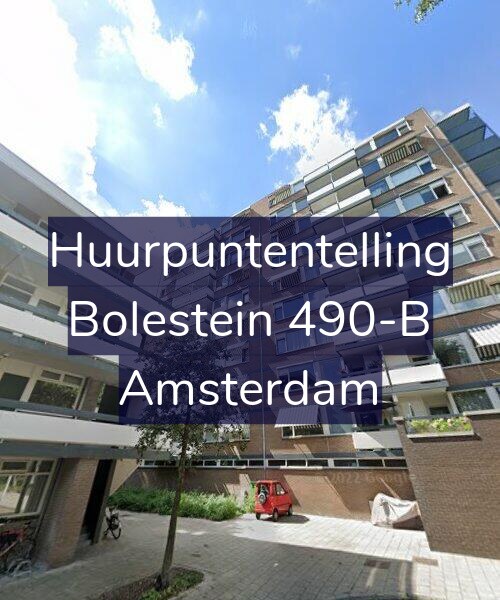 Foto gevel Huurpuntentelling voor Bolestein 490-B, Amsterdam