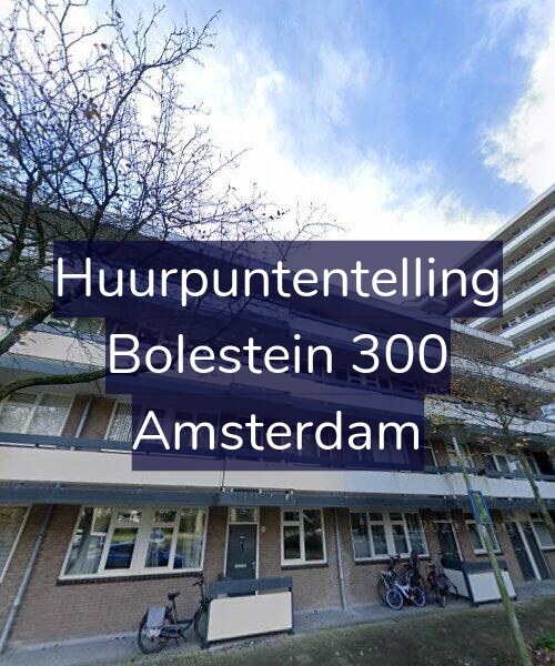 Foto gevel Huurpuntentelling voor Bolestein 300, Amsterdam