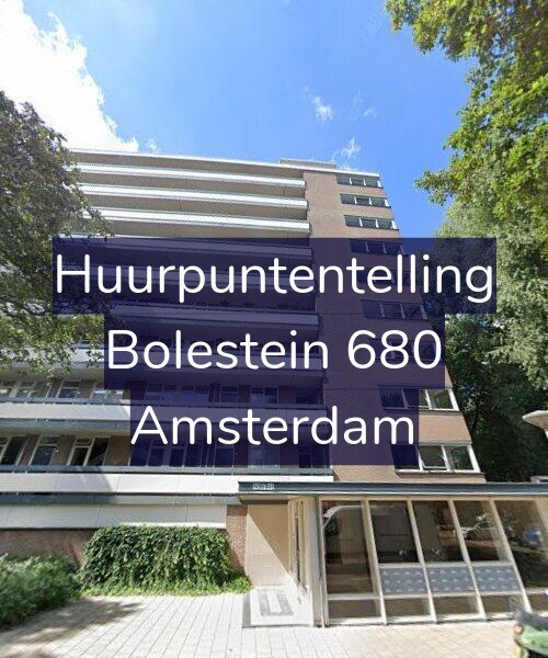 Foto gevel Huurpuntentelling voor Bolestein 680, Amsterdam