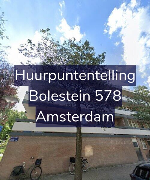 Foto gevel Huurpuntentelling voor Bolestein 578, Amsterdam
