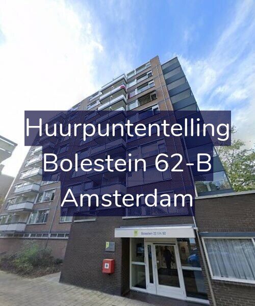 Foto gevel Huurpuntentelling voor Bolestein 62-B, Amsterdam