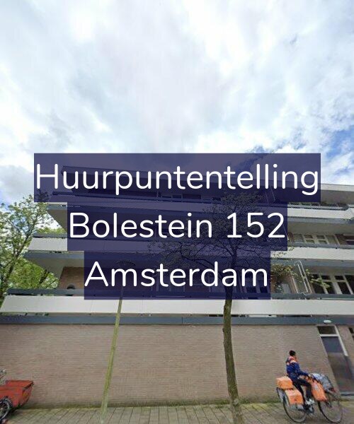 Foto gevel Huurpuntentelling voor Bolestein 152, Amsterdam
