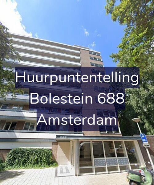Foto gevel Huurpuntentelling voor Bolestein 688, Amsterdam
