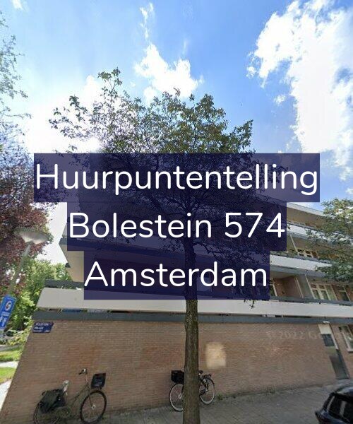 Foto gevel Huurpuntentelling voor Bolestein 574, Amsterdam