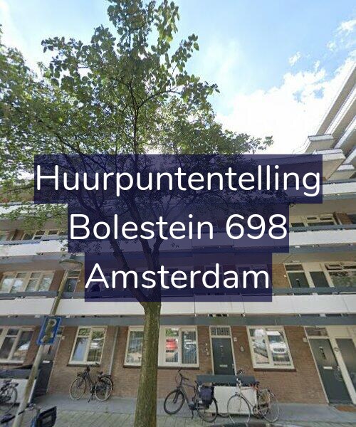 Foto gevel Huurpuntentelling voor Bolestein 698, Amsterdam
