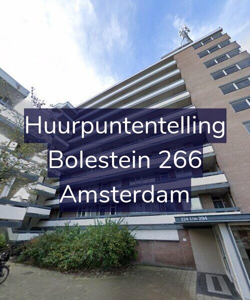 Foto gevel Huurpuntentelling voor Bolestein 266, Amsterdam