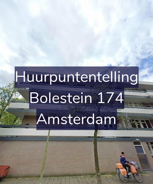 Foto gevel Huurpuntentelling voor Bolestein 174, Amsterdam