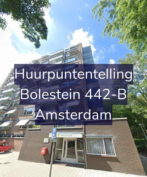 Foto gevel Huurpuntentelling voor Bolestein 442-B, Amsterdam