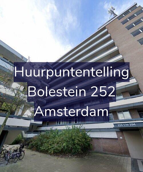Foto gevel Huurpuntentelling voor Bolestein 252, Amsterdam