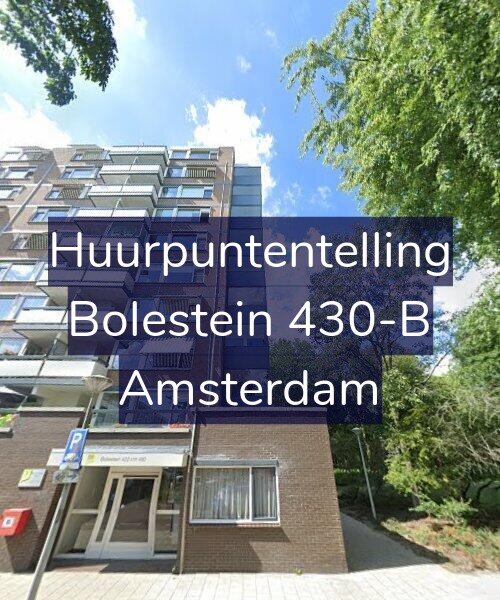 Foto gevel Huurpuntentelling voor Bolestein 430-B, Amsterdam