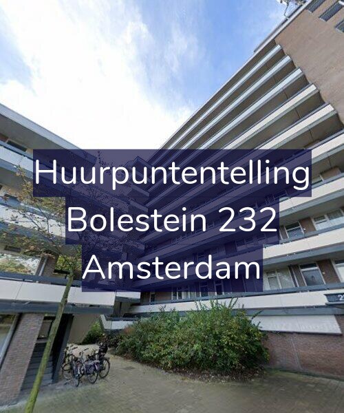 Foto gevel Huurpuntentelling voor Bolestein 232, Amsterdam