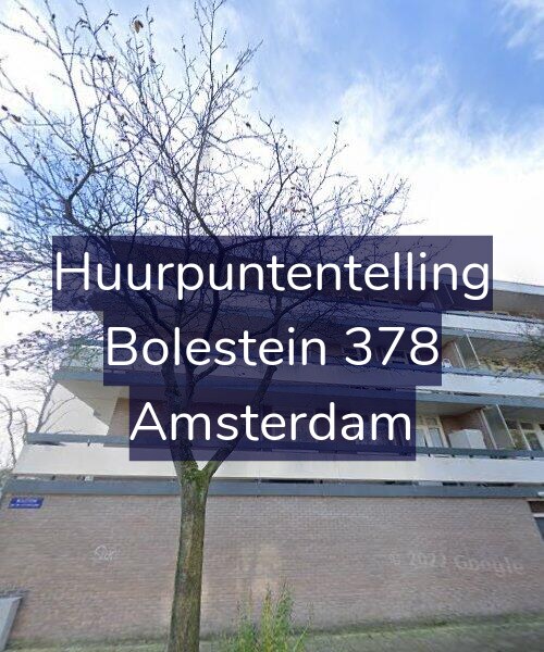 Foto gevel Huurpuntentelling voor Bolestein 378, Amsterdam