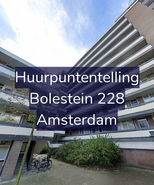 Foto gevel Huurpuntentelling voor Bolestein 228, Amsterdam