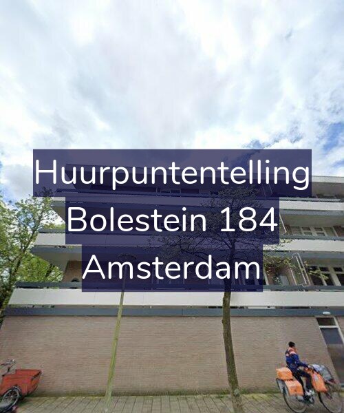 Foto gevel Huurpuntentelling voor Bolestein 184, Amsterdam