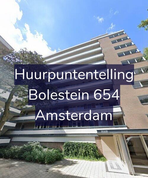 Foto gevel Huurpuntentelling voor Bolestein 654, Amsterdam