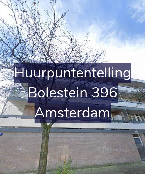 Foto gevel Huurpuntentelling voor Bolestein 396, Amsterdam