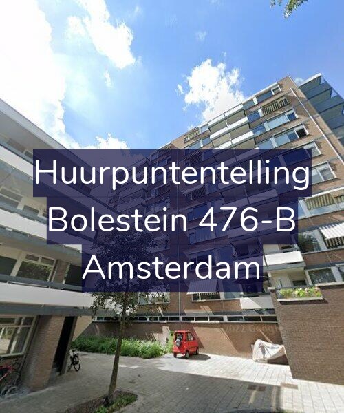 Foto gevel Huurpuntentelling voor Bolestein 476-B, Amsterdam