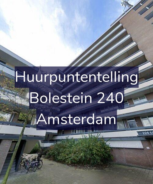Foto gevel Huurpuntentelling voor Bolestein 240, Amsterdam