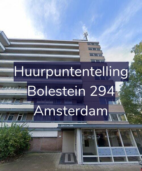 Foto gevel Huurpuntentelling voor Bolestein 294, Amsterdam
