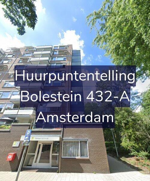 Foto gevel Huurpuntentelling voor Bolestein 432-A, Amsterdam
