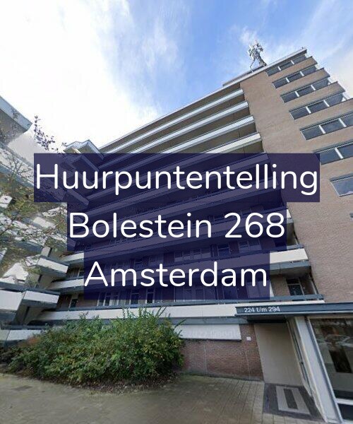 Foto gevel Huurpuntentelling voor Bolestein 268, Amsterdam
