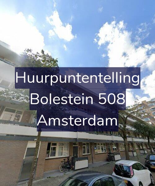 Foto gevel Huurpuntentelling voor Bolestein 508, Amsterdam