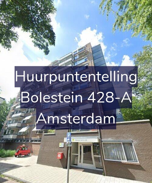 Foto gevel Huurpuntentelling voor Bolestein 428-A, Amsterdam