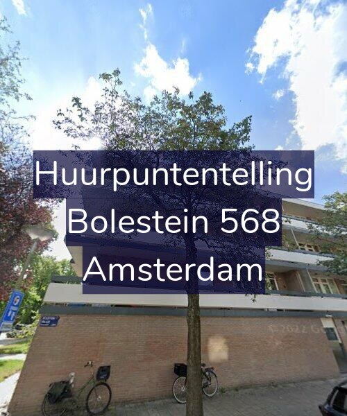 Foto gevel Huurpuntentelling voor Bolestein 568, Amsterdam