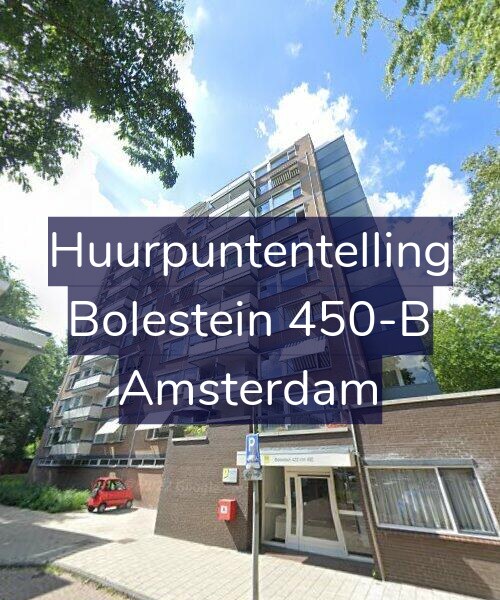 Foto gevel Huurpuntentelling voor Bolestein 450-B, Amsterdam