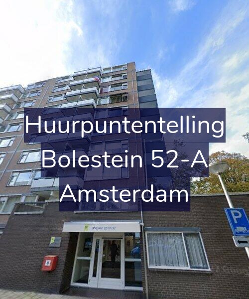 Foto gevel Huurpuntentelling voor Bolestein 52-A, Amsterdam