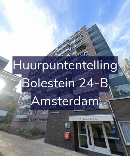 Foto gevel Huurpuntentelling voor Bolestein 24-B, Amsterdam
