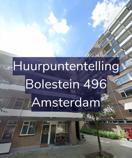 Foto gevel Huurpuntentelling voor Bolestein 496, Amsterdam