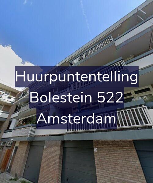 Foto gevel Huurpuntentelling voor Bolestein 522, Amsterdam