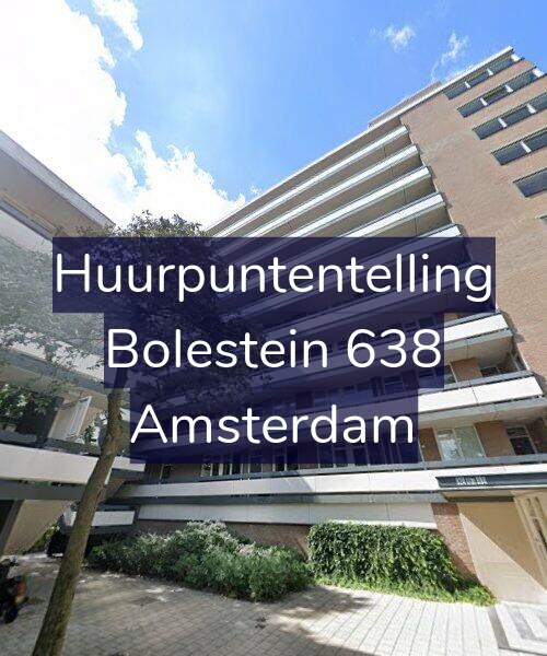 Foto gevel Huurpuntentelling voor Bolestein 638, Amsterdam