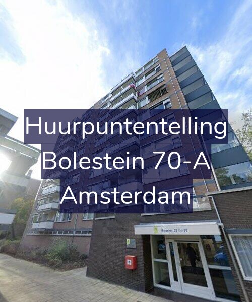 Foto gevel Huurpuntentelling voor Bolestein 70-A, Amsterdam