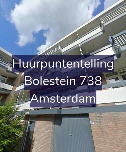 Foto gevel Huurpuntentelling voor Bolestein 738, Amsterdam