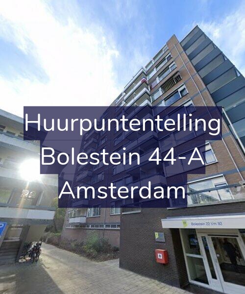 Foto gevel Huurpuntentelling voor Bolestein 44-A, Amsterdam