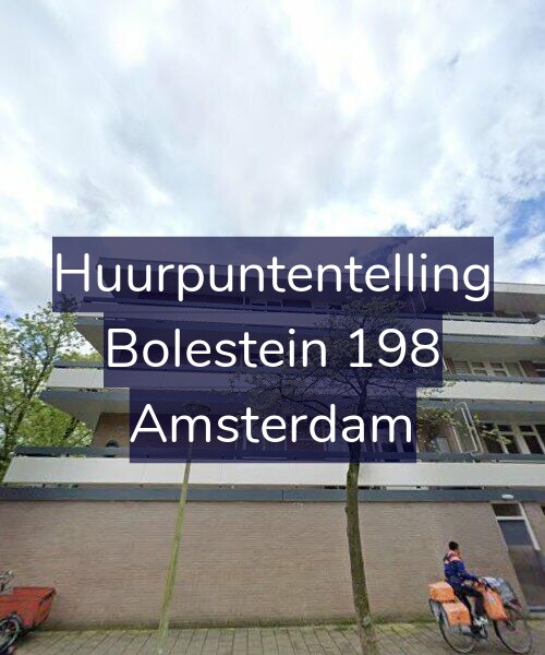 Foto gevel Huurpuntentelling voor Bolestein 198, Amsterdam