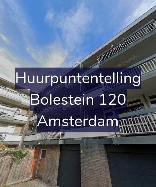 Foto gevel Huurpuntentelling voor Bolestein 120, Amsterdam