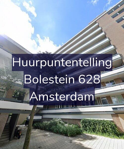 Foto gevel Huurpuntentelling voor Bolestein 628, Amsterdam