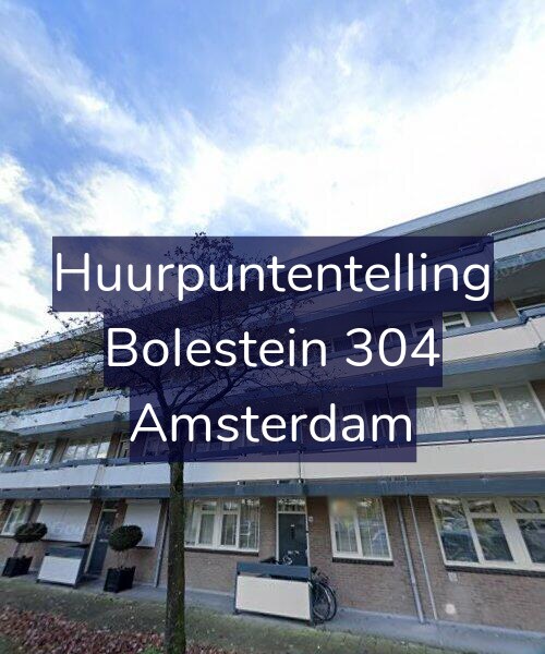 Foto gevel Huurpuntentelling voor Bolestein 304, Amsterdam